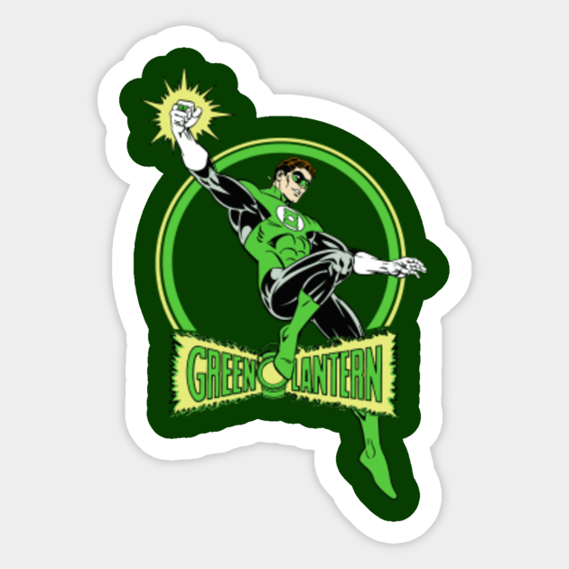 green lantern classic Green Lantern Sticker TeePublic
